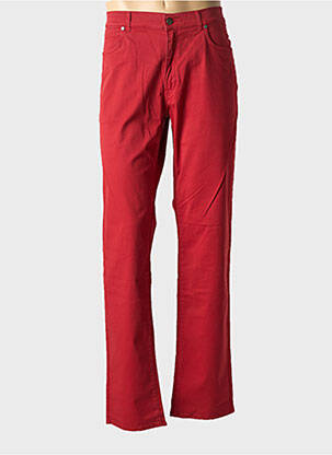 Blugi cu croială slim roșu TRUSSARDI JEANS bărbat