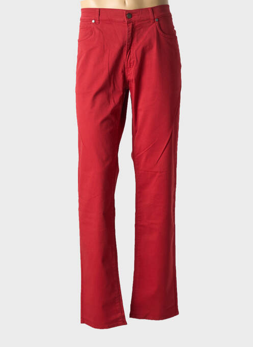 Blugi cu croială slim roșu TRUSSARDI JEANS bărbat