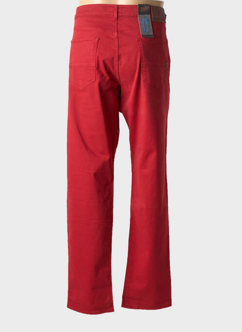 Blugi cu croială slim roșu TRUSSARDI JEANS bărbat