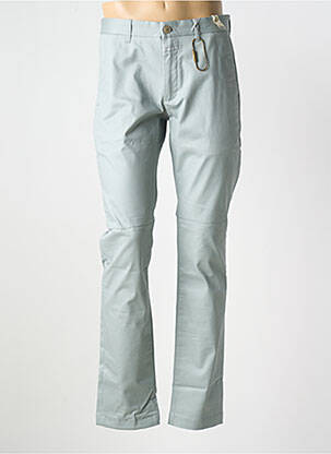 Pantalon chino țesătură poplin mărime normală verde CLOSED bărbat