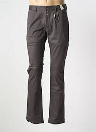 Pantalon chino țesătură poplin mărime normală maro CLOSED homme