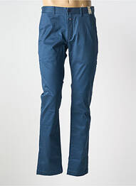 Pantalon chino țesătură poplin mărime normală albastru CLOSED homme