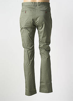Pantalon chino țesătură poplin mărime normală verde CLOSED bărbat