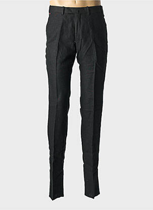 Pantalon slim talie cu cleme mărime normală negru BERNARD ZINS bărbat