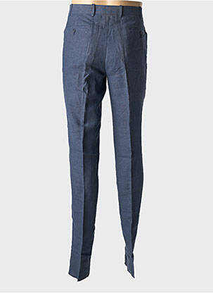 Pantalon slim talie cu cleme mărime normală albastru BERNARD ZINS bărbat