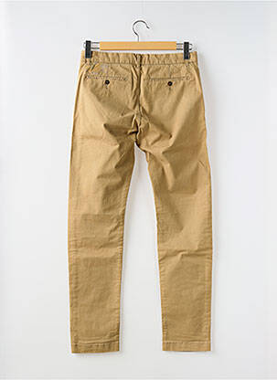 Pantalon chino țesătură poplin mărime normală bej CLOSED bărbat