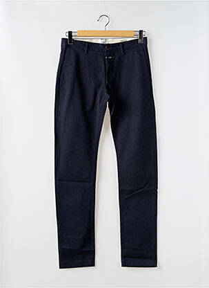 Pantalon chino țesătură poplin mărime normală albastru CLOSED bărbat