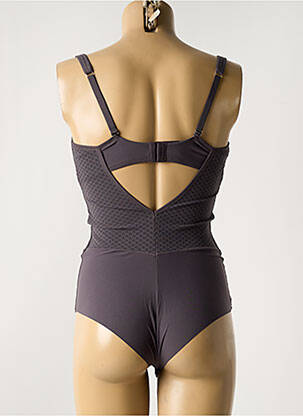 Body de lenjerie elasticitate gri GEMMA DE LOU femeie