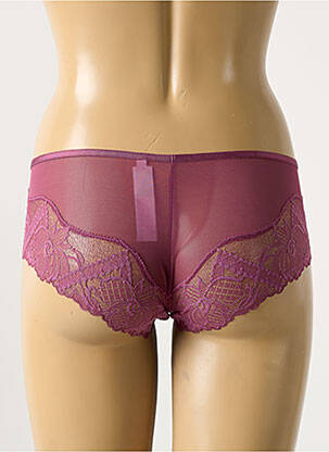 Shorty țesătură satinată violet CHANTELLE femeie