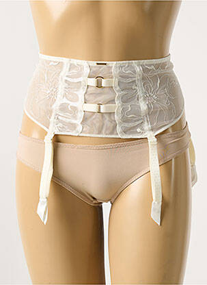 Corset/jartieră broderie bej CHANTELLE femeie
