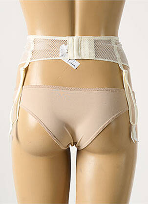 Corset/jartieră broderie bej CHANTELLE femeie