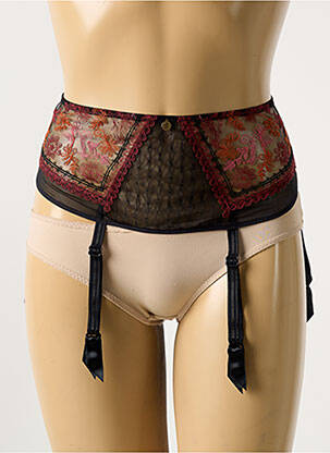 Corset/jartieră broderie negru CHANTELLE femeie