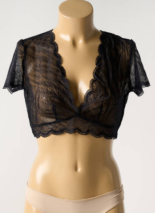 Top/Caraco negru IMPLICITE femeie