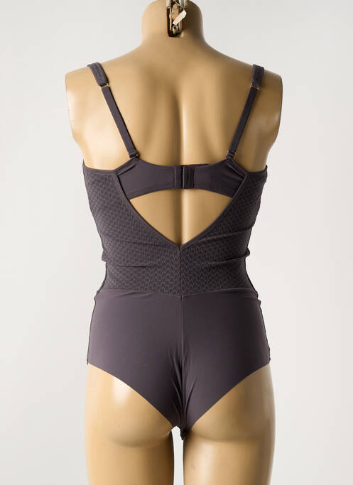 Body de lenjerie gri GEMMA DE LOU femeie