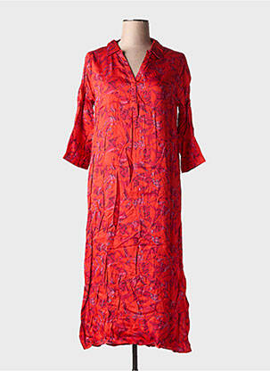 Rochie lungă roșu DIPLODOCUS femeie