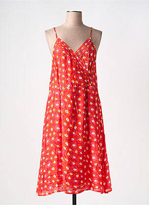 Rochie midi portocaliu DIPLODOCUS femeie