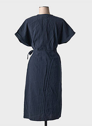 Rochie midi mâneci scurte mâneci scurte albastru CHERRY PARIS femeie