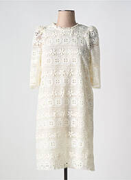 Rochie scurtă mâneci 3/4 mâneci 3/4 alb LA PETITE ETOILE femeie