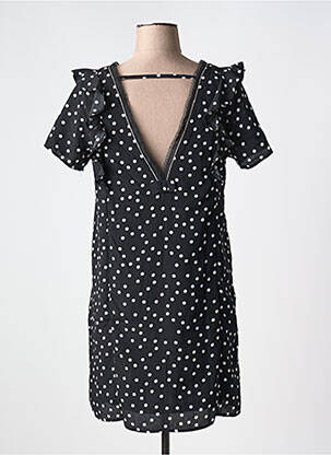 Rochie scurtă mâneci scurte mâneci scurte negru CHERRY PARIS femeie