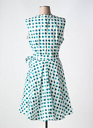 Rochie midi imprimeu fantezie fără mâneci verde ANONYME DESIGNERS femeie