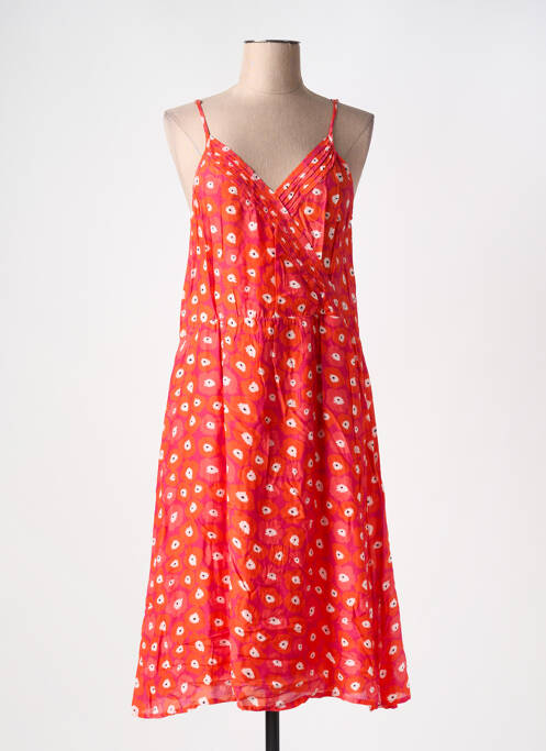 Rochie midi portocaliu DIPLODOCUS femeie