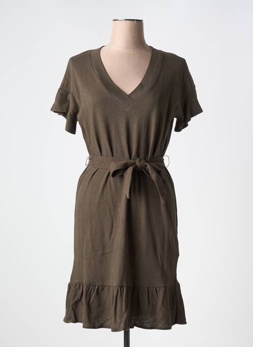 Rochie scurtă maro YAYA femeie