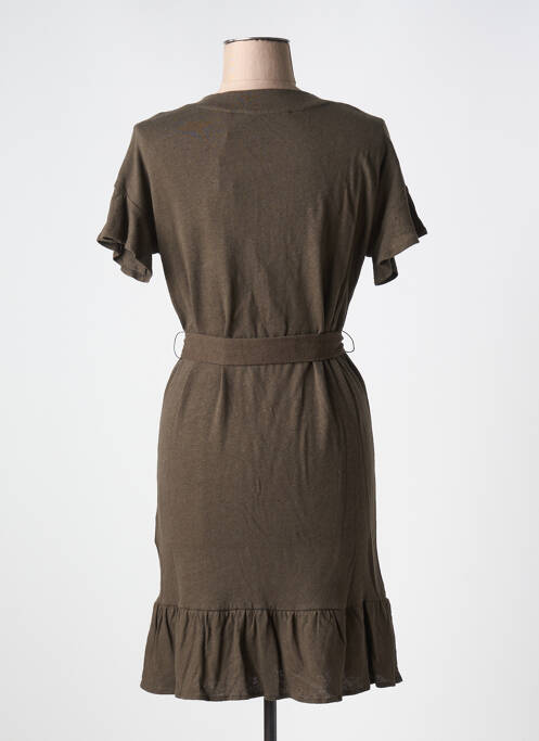 Rochie scurtă maro YAYA femeie