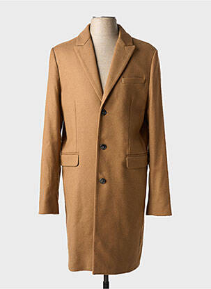 Palton lung maro CLOSED bărbat