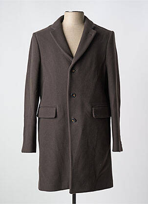 Palton lung maro CLOSED bărbat