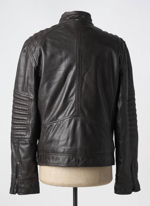 Geacă din piele maro STRELLSON bărbat