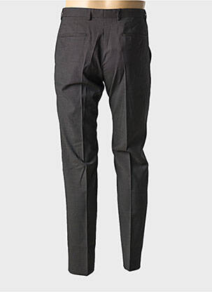 Pantalon slim țesătură poplin mărime normală gri STRELLSON bărbat