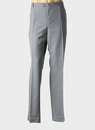 Pantalon slim țesătură poplin mărime normală gri STRELLSON homme
