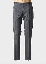 Pantalon slim țesătură poplin mărime normală gri STRELLSON homme