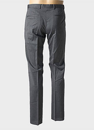 Pantalon slim țesătură poplin mărime normală gri STRELLSON bărbat