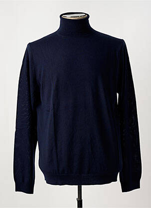 Pulover cu guler înalt albastru CLOSED bărbat