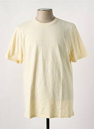 Tricou croială dreaptă mâneci scurte galben CLOSED homme