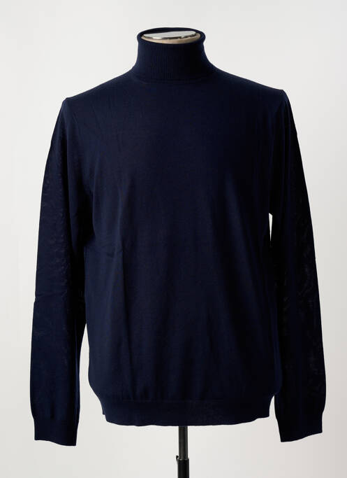 Pulover cu guler înalt albastru CLOSED bărbat