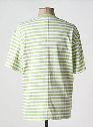 Tricou croială cambrată mâneci scurte verde CLOSED bărbat