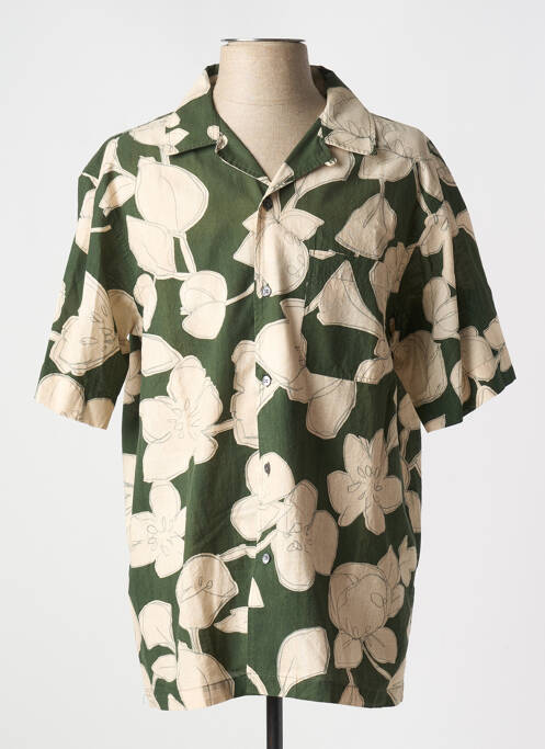 Cămașă cu mâneci scurte verde CLOSED bărbat