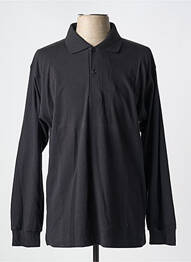 Polo mâneci lungi mâneci lungi negru LEWINGER homme