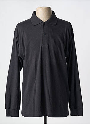 Polo negru LEWINGER bărbat