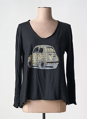 Tricou negru MADE IN ITALY femeie