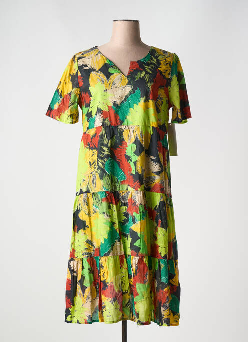 Rochie midi verde AGATHE & LOUISE femeie