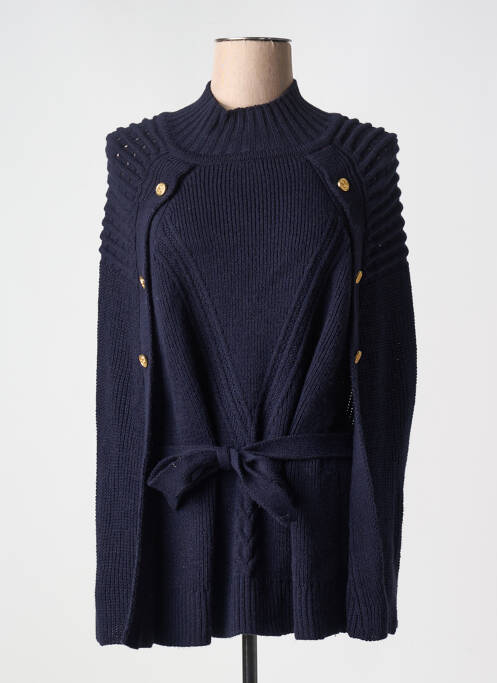 Poncho albastru BARILOCHE femeie