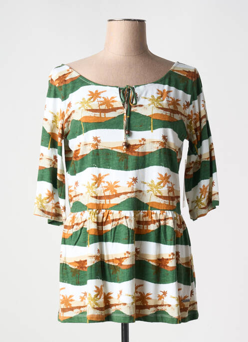 Tricou verde AGATHE & LOUISE femeie