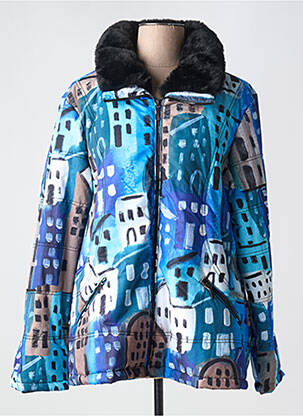 Geacă matlasată albastru DOLCEZZA femeie