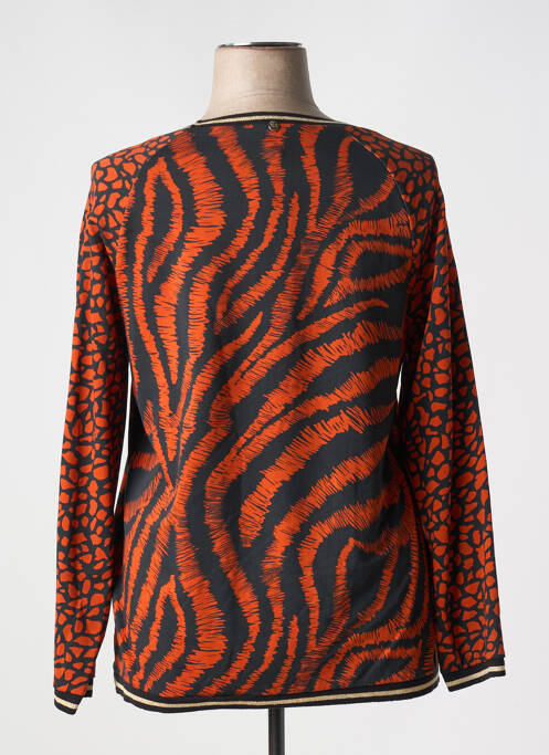 Hanorac elasticitate mâneci lungi portocaliu FRED SABATIER femme