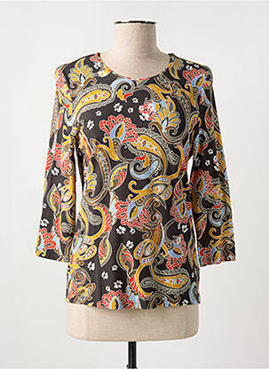 Tricou mâneci 3/4 mâneci 3/4 negru BARBARA LEBEK femeie