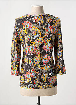 Tricou mâneci 3/4 mâneci 3/4 negru BARBARA LEBEK femeie