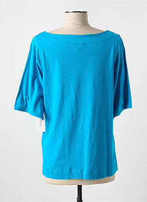 Tricou croială cambrată mâneci scurte albastru AGATHE & LOUISE femeie